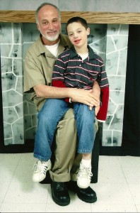 Ghassan Elashi and his son Omar in a photo taken in prison. (Courtesy of the Elashi family)